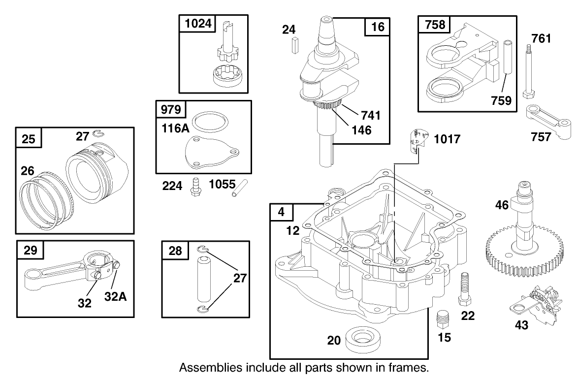 Engine Briggs & Stratton Model 28q777-0668-E1