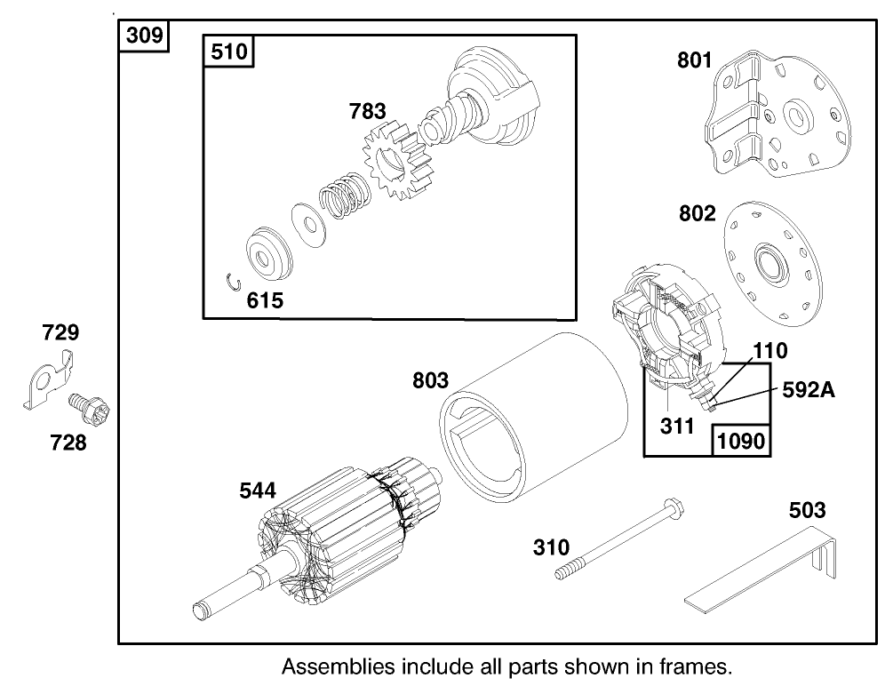 Engine Briggs & Stratton Model 28q777-0668-E1