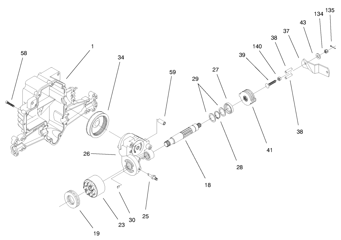 Hydro Transaxle Assembly (cont.)
