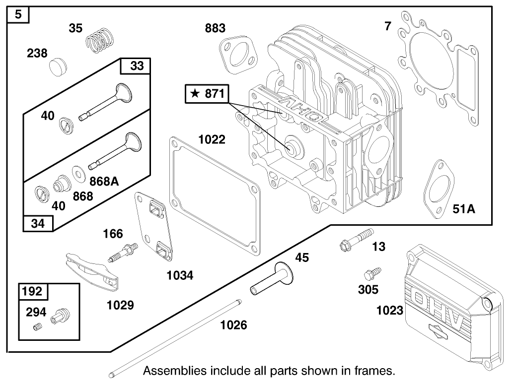 Engine Briggs & Stratton Model 28n707-1131-E1