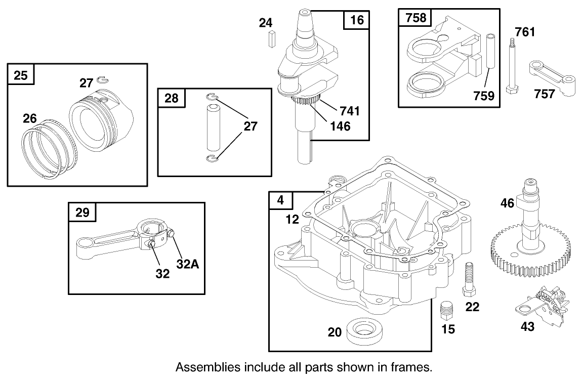 Engine Briggs & Stratton Model 28n707-1131-E1