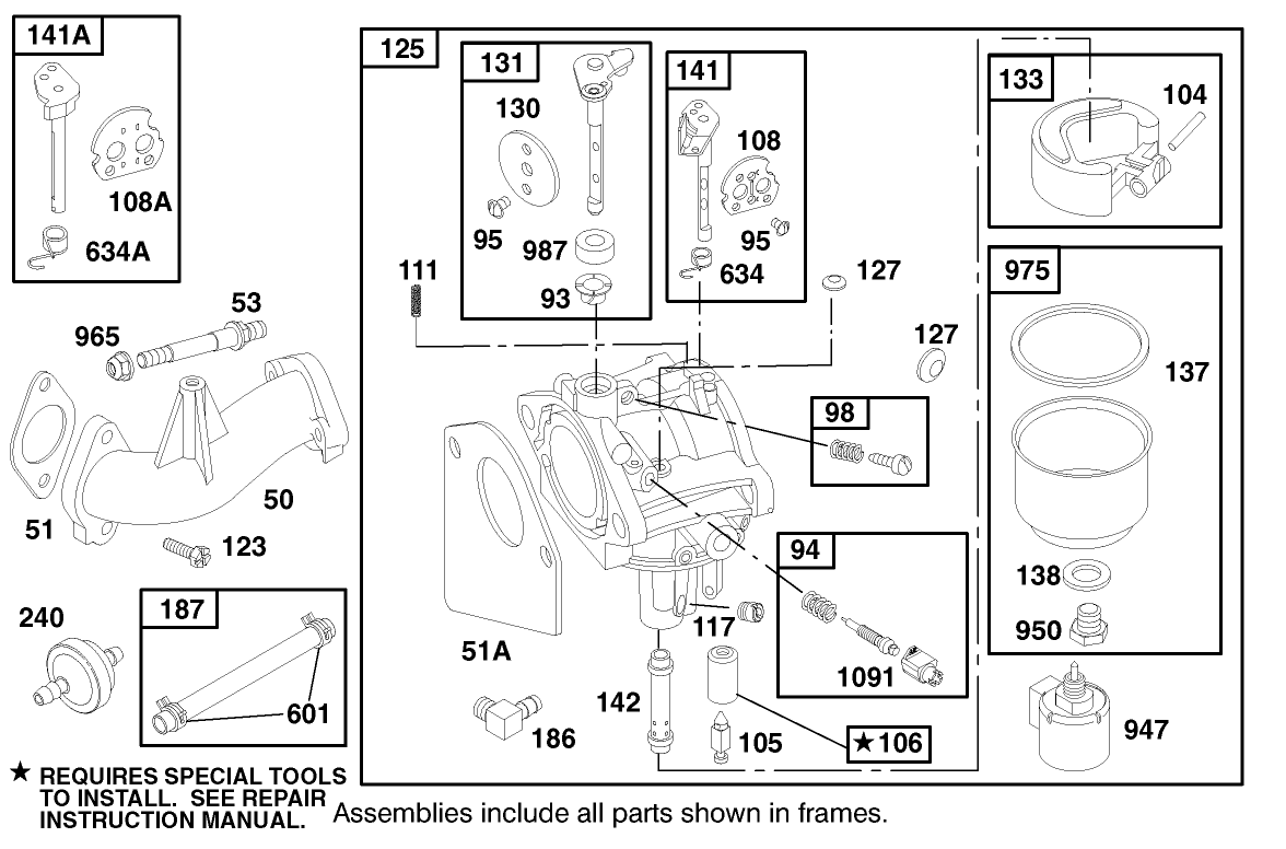 Engine Briggs & Stratton Model 28n707-1131-E1