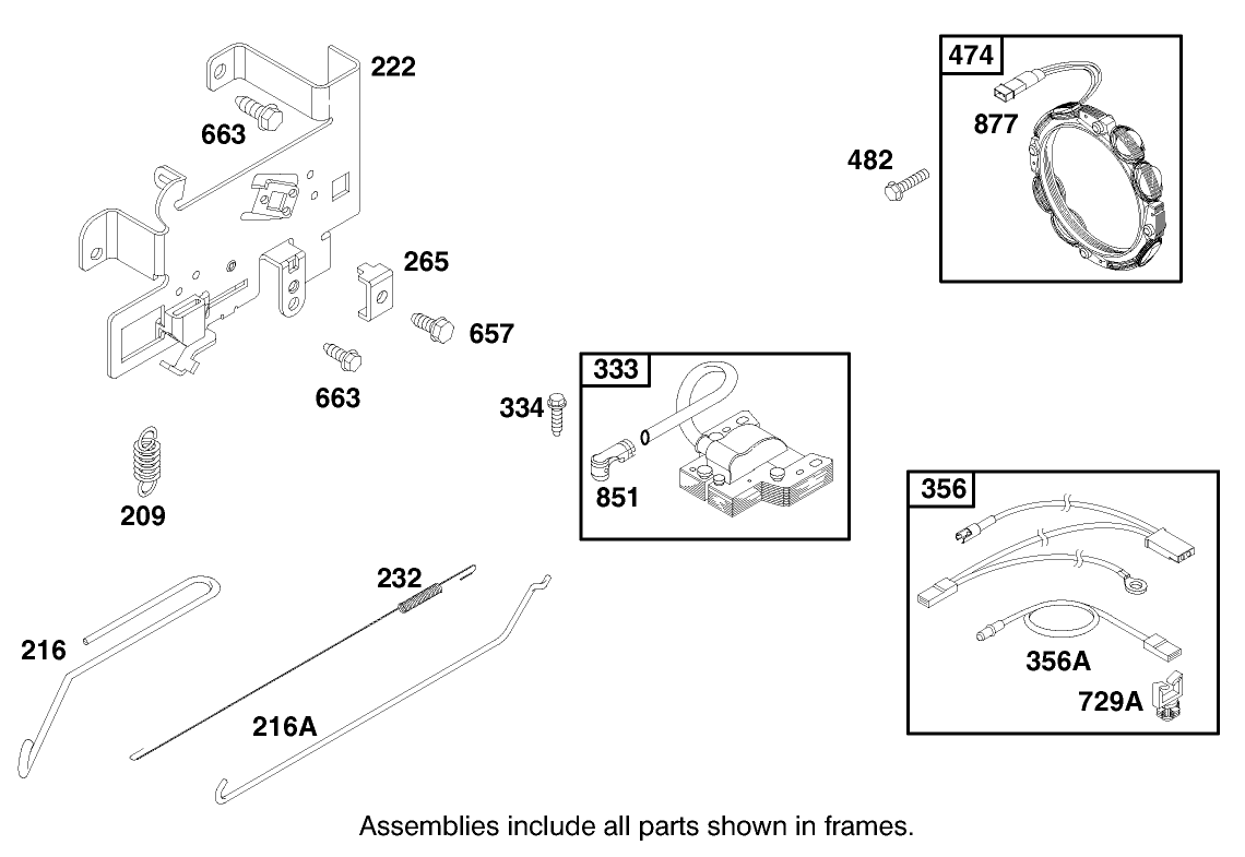 Engine Briggs & Stratton Model 28n707-1131-E1
