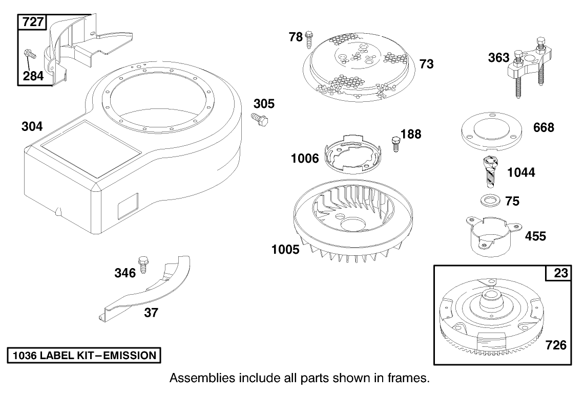 Engine Briggs & Stratton Model 28n707-1131-E1
