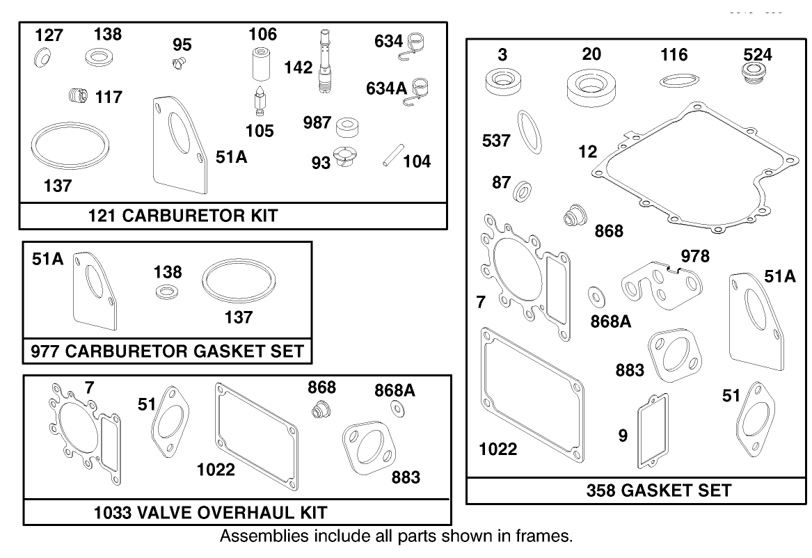 Engine Briggs & Stratton Model 28n707-1131-E1