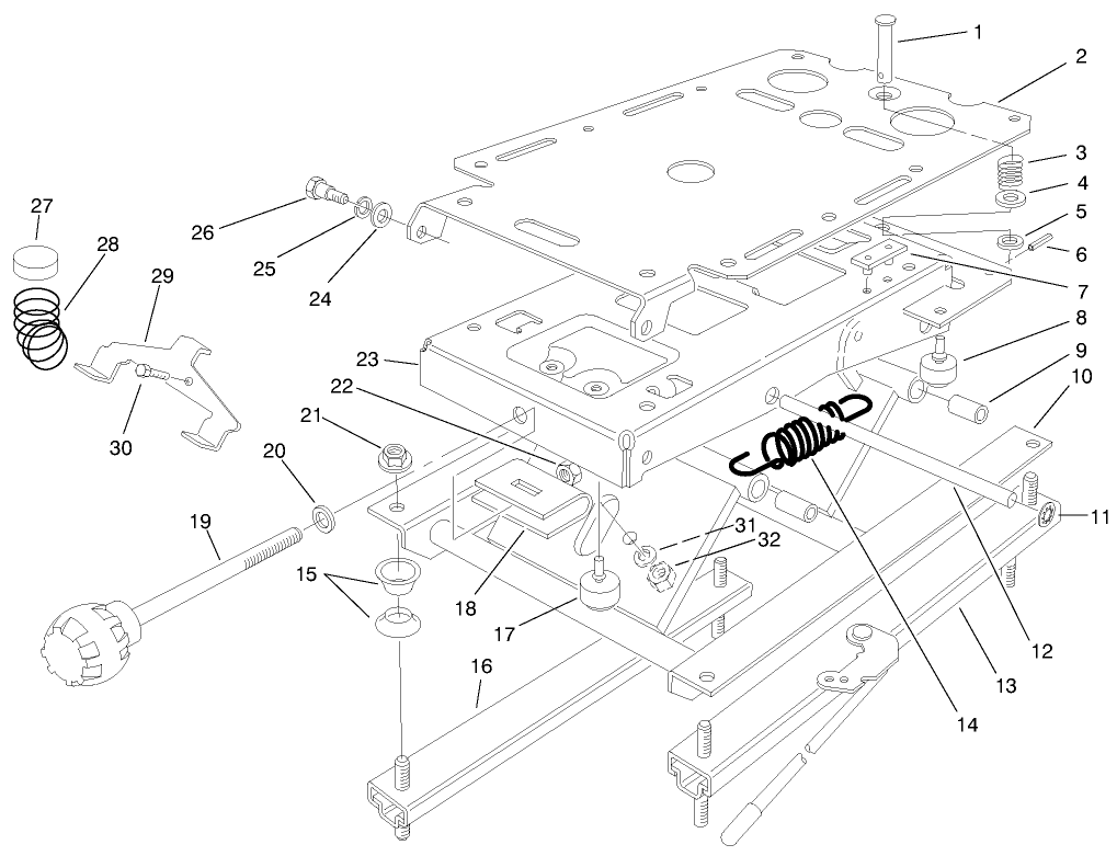 Seat Suspension Assembly