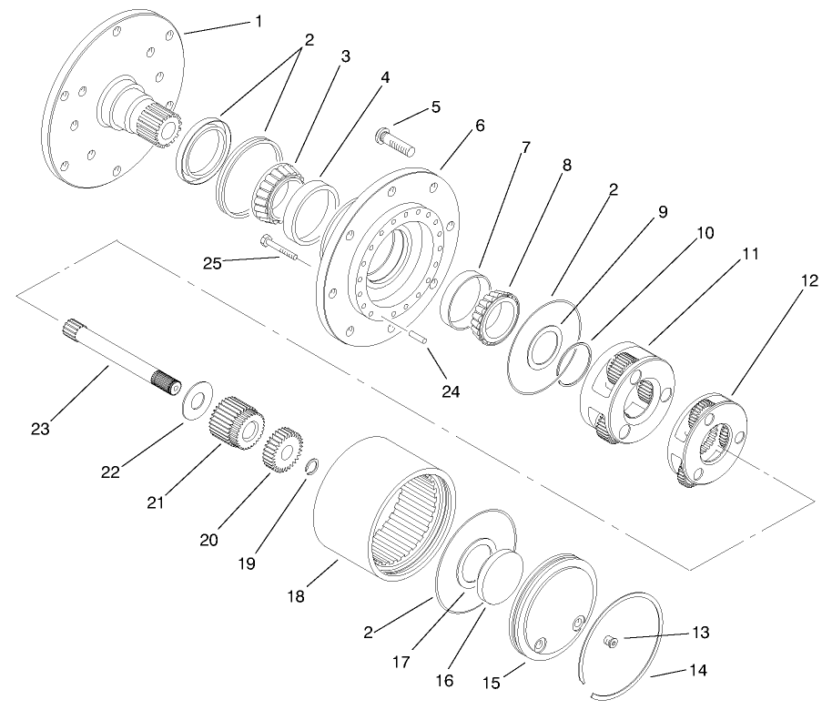 Planetary Drive Assembly No. 92-7415