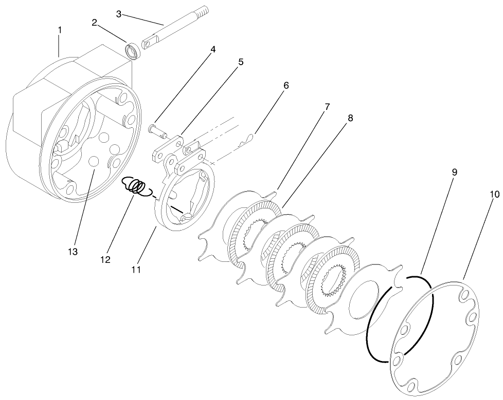 Brake Asm No. 92-7414 Rh & 92-7417 Lh (shown)