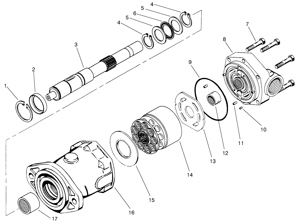 4 Wd Hydraulic Motor Asm. No. 92-7386
