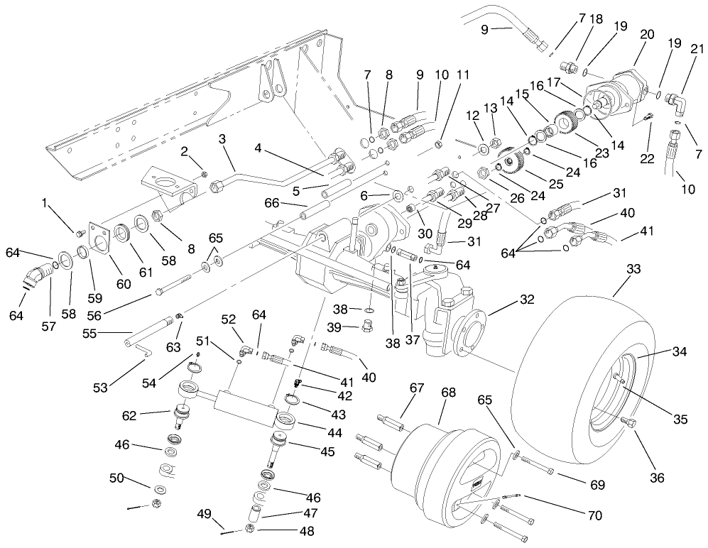 4-Wd Axle Assembly (model No. 03801)