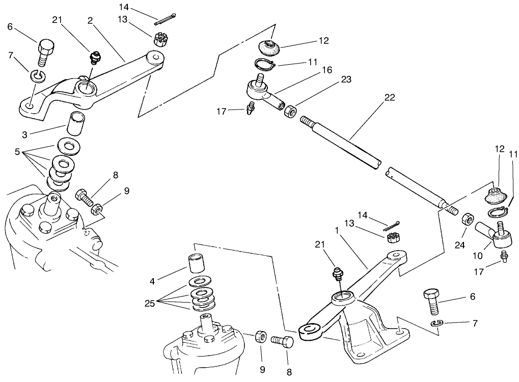 Steering Arm Linkage Axle No. 93-7780 (model No. 03801 Only)