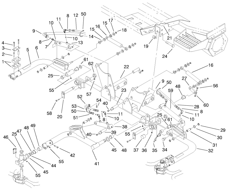 Front Lift Arms Assembly