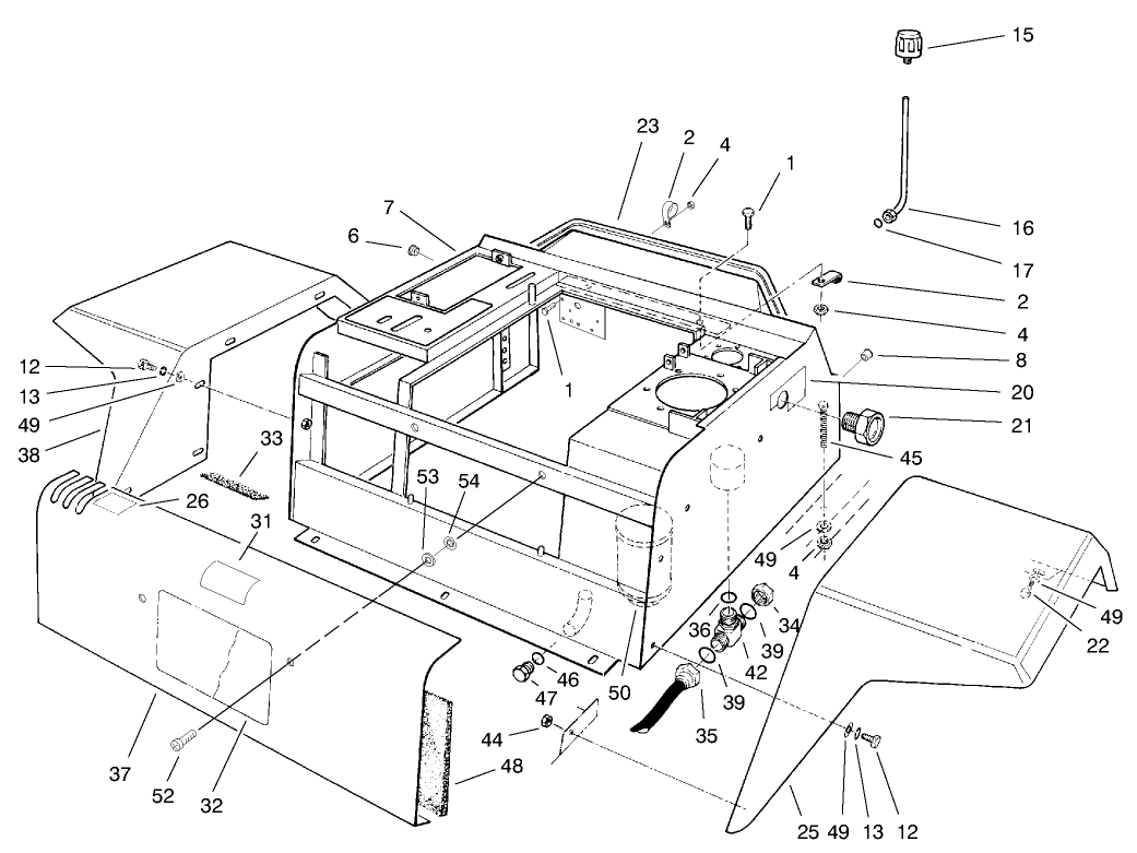 Fenders & Center Console Assembly