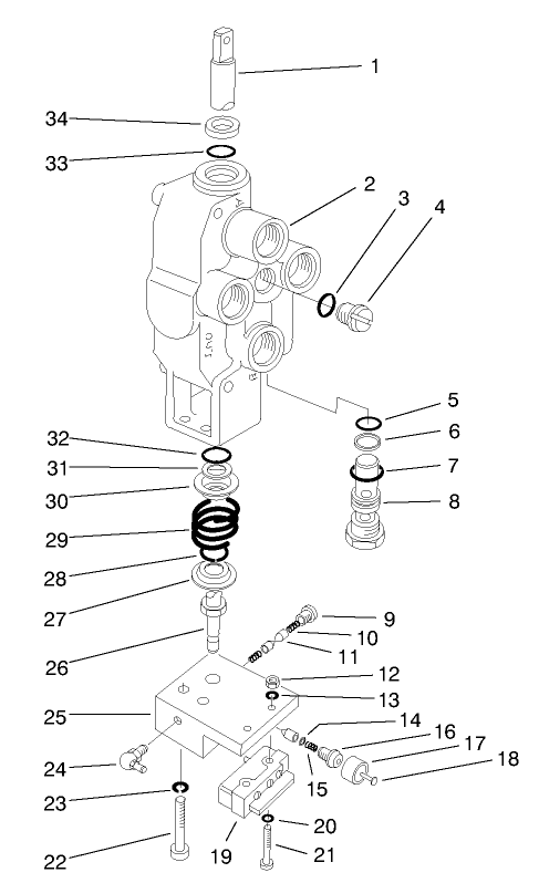 Reel Control Valve Assembly No. 63-4800