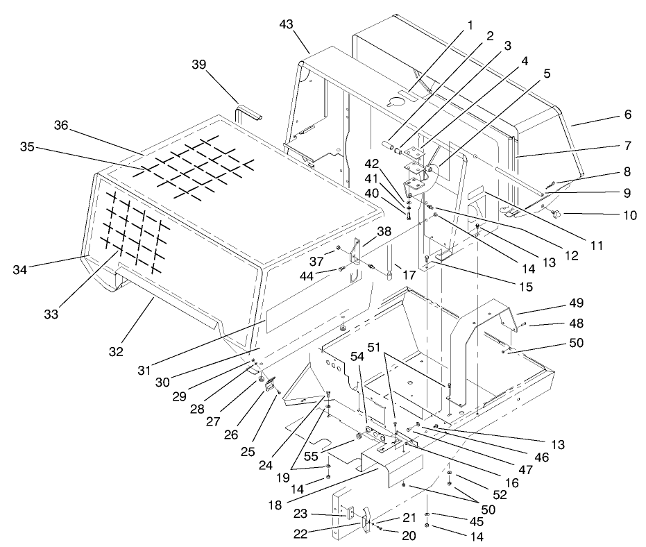 Front & Rear Canopy Assembly
