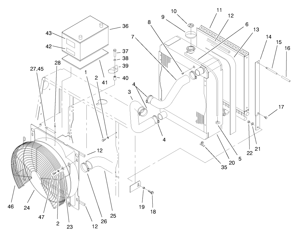 Radiator & Oil Cooler Assembly