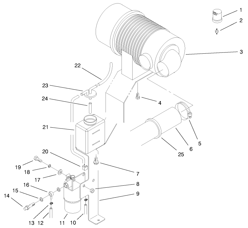 Air Cleaner & Fuel Filter Assembly