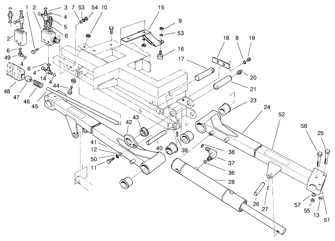 No. 1, 4 & 5 Lift Arms Assembly
