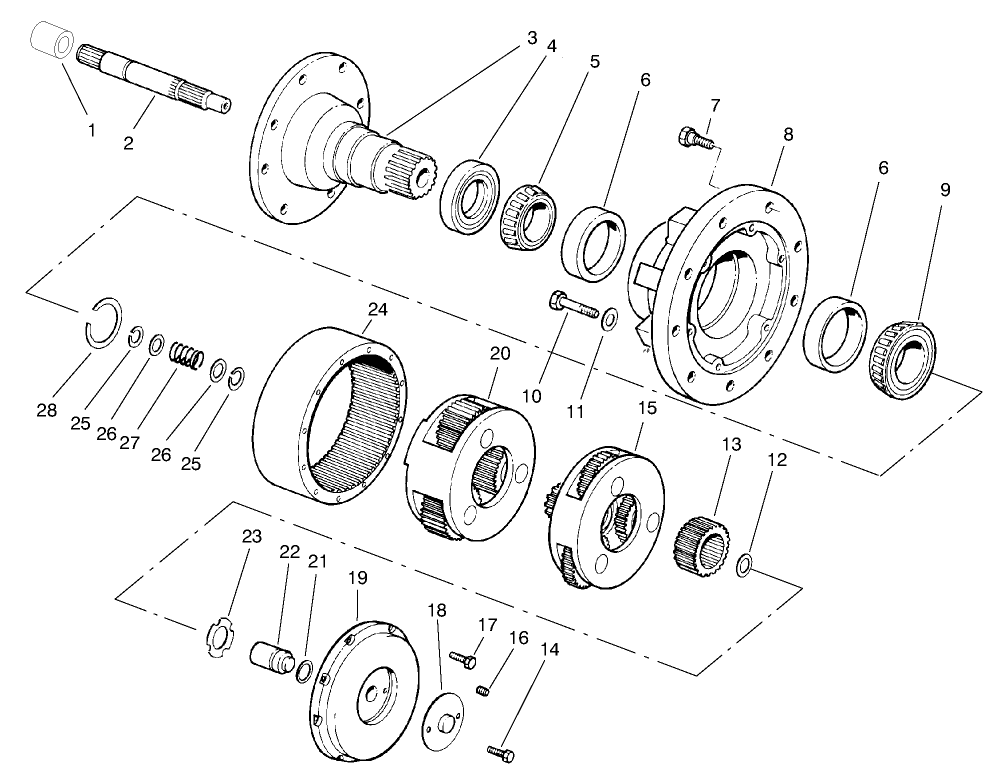 Planetary Gear Drive Assembly Standard Speed Ratio (19.62:1)