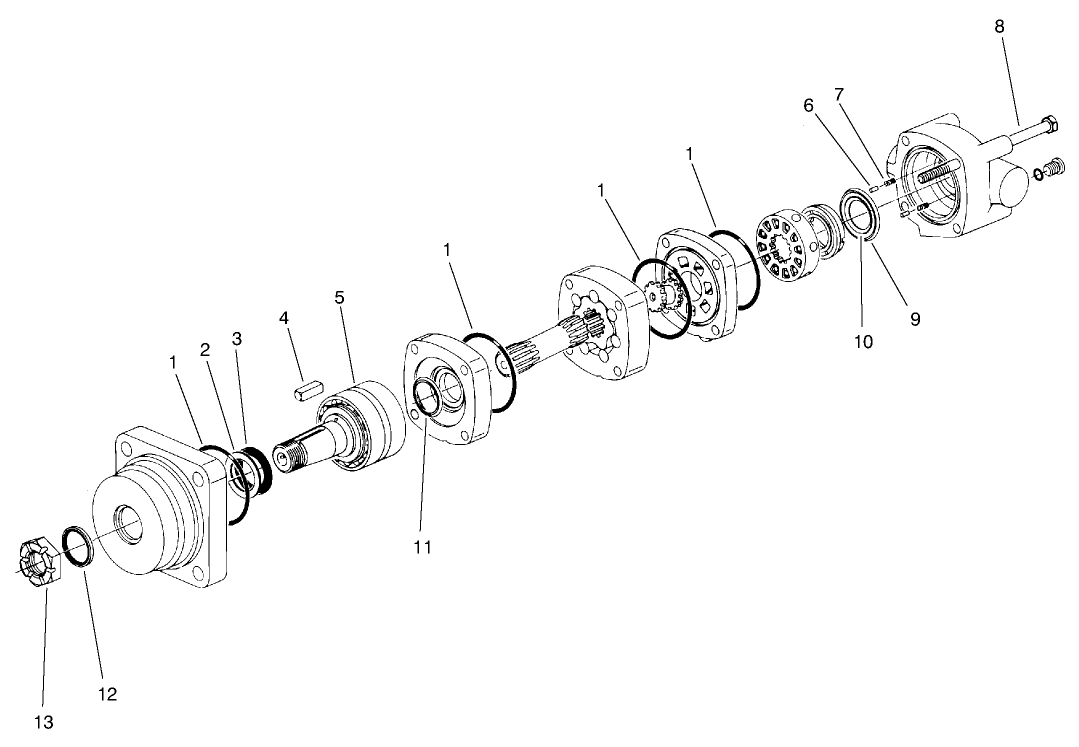 Hydraulic Motor Assembly No. 92-4724
