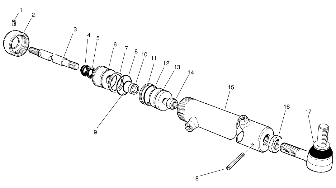 Hydraulic Cylinder No. 92-6057