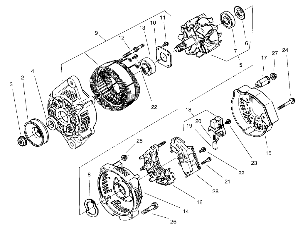 Alternator (component Parts)