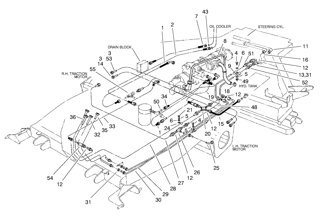 Hydraulic Circuit-Traction & Steering