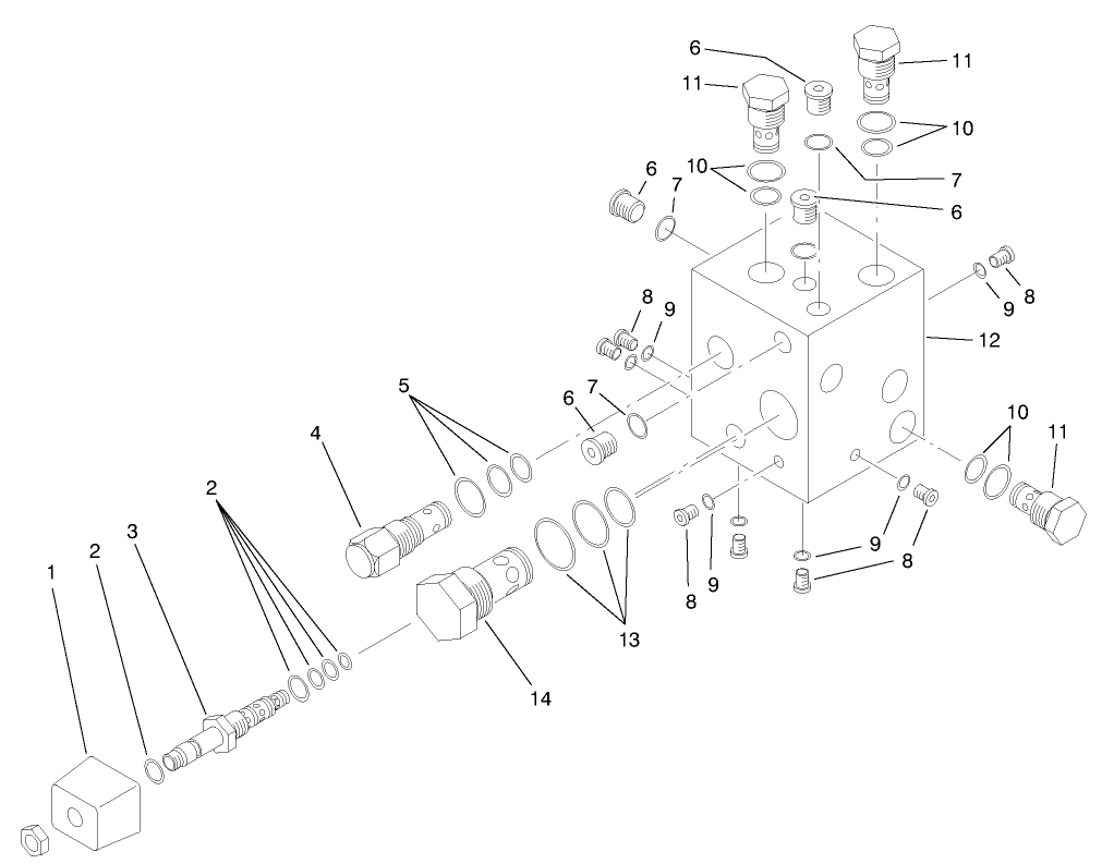 Hydraulic Manifold Assembly No. 92-2982