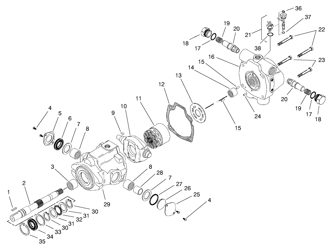 Hydrostat Assembly No. 93-2586