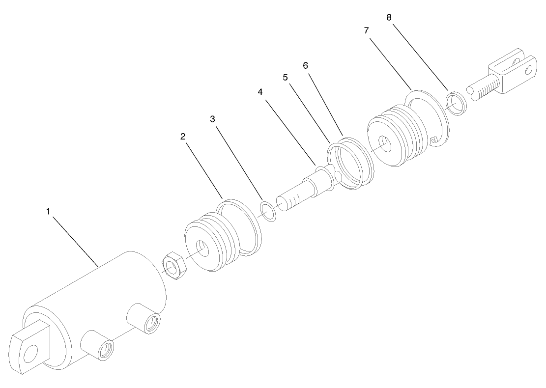 Hydraulic Cylinder No. 98-4605