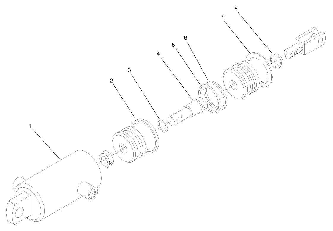 Hydraulic Cylinder No. 94-6357