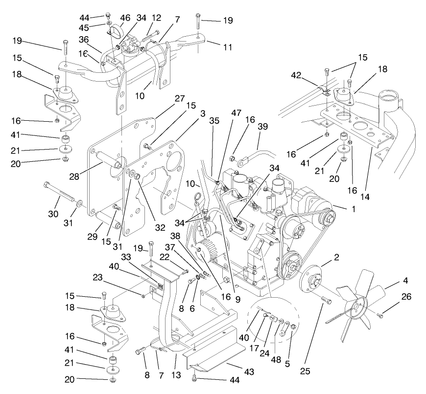 Engine Installation Assembly
