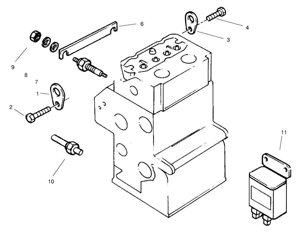 Engine Lifting Tab & Cold Start Assemblies